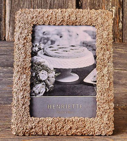 CORNICE “FIORE” TORTORA 13X18 D14851 HENRIETTE - immagine 2