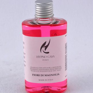 Ricarica colorata per diffusore a bastoncino 200 ml "fiori di magnolia" hypno casa