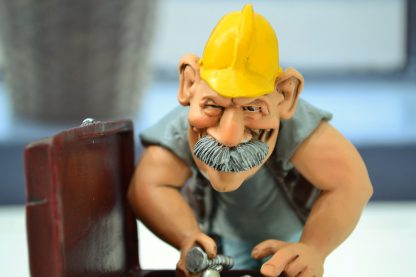 CARICATURA MESTIERE “CARPENTIERE” - immagine 2