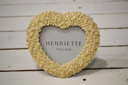 CORNICE CUORE “FIORI” 9.5X8 D14834 HENRIETTE - immagine 2