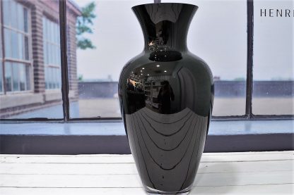 VASO “OBOE” OPALE NERO H. 40 ONLYLUX.