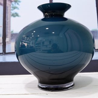VASO AURORA OPALE ORION BLU H. 30 ONLYLUX