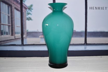 VASO IN VETRO “AURORA” OPALE BALTIC GREEN H. 42 CM. ONLYLUX - immagine 3