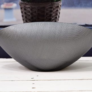 CENTROTAVOLA COPPA “BURANO” METAL GRAY MEDIO ONLYLUX