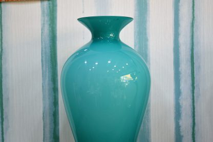 VASO IN VETRO “AURORA” OPALE BALTIC GREEN H. 42 CM. ONLYLUX - immagine 5