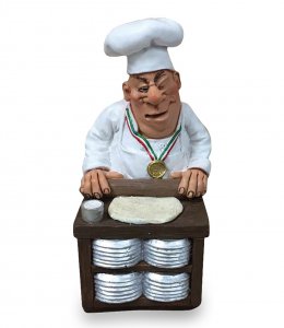 CARICATURA DI MESTIERE “PIZZAIOLO” LES ALPES