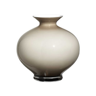 Vaso "aurora" opale fume' h. 30 Onlylux
