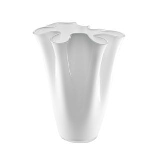 Vaso "wave" opale bianco h. 40 art. ol00227 Onlylux.