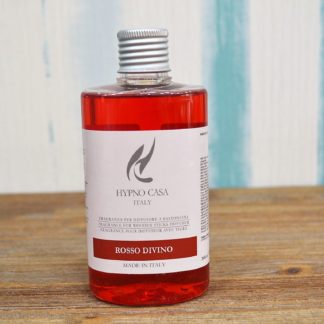 Ricarica colorata per diffusore a bastoncino 200 ml "rosso divino" hypno casa
