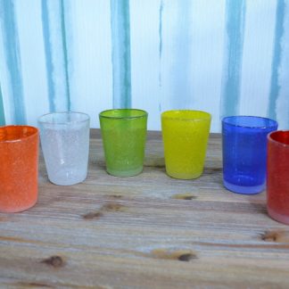 Set 6 bicchieri "new smarties" h. 10 cm. Onlylux