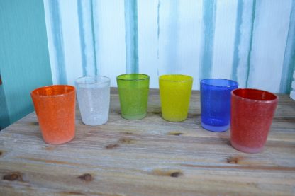 Set 6 bicchieri "new smarties" h. 10 cm. Onlylux