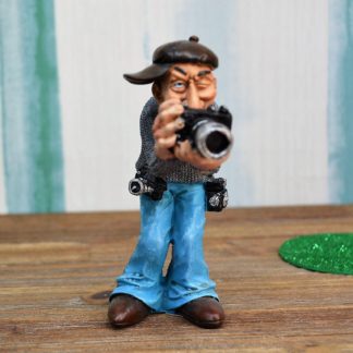 Caricatura mestiere "fotografo/paparazzo" h. 15 Smi.