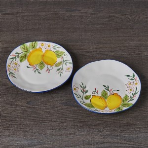 Set 2 piatti dessert "amalfi" d15329 Henriette