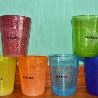 Set 6 bicchieri "magma" 260ml. colori forti 2