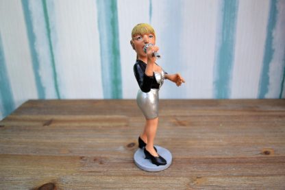 Caricatura mestiere "cantante donna" smi