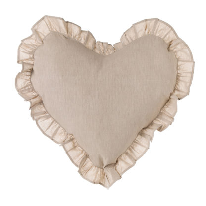 CUSCINO A "CUORE" 60X60 BICOLOR A2840699BC BLANC & MARICLO'