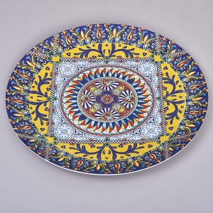 Vassoio in melamina "Trinacria" diam. 48 cm. D17477 Henriette