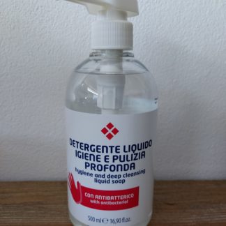Detergente liquido con antibatterico ml. 500 Parisienne Made in italy.