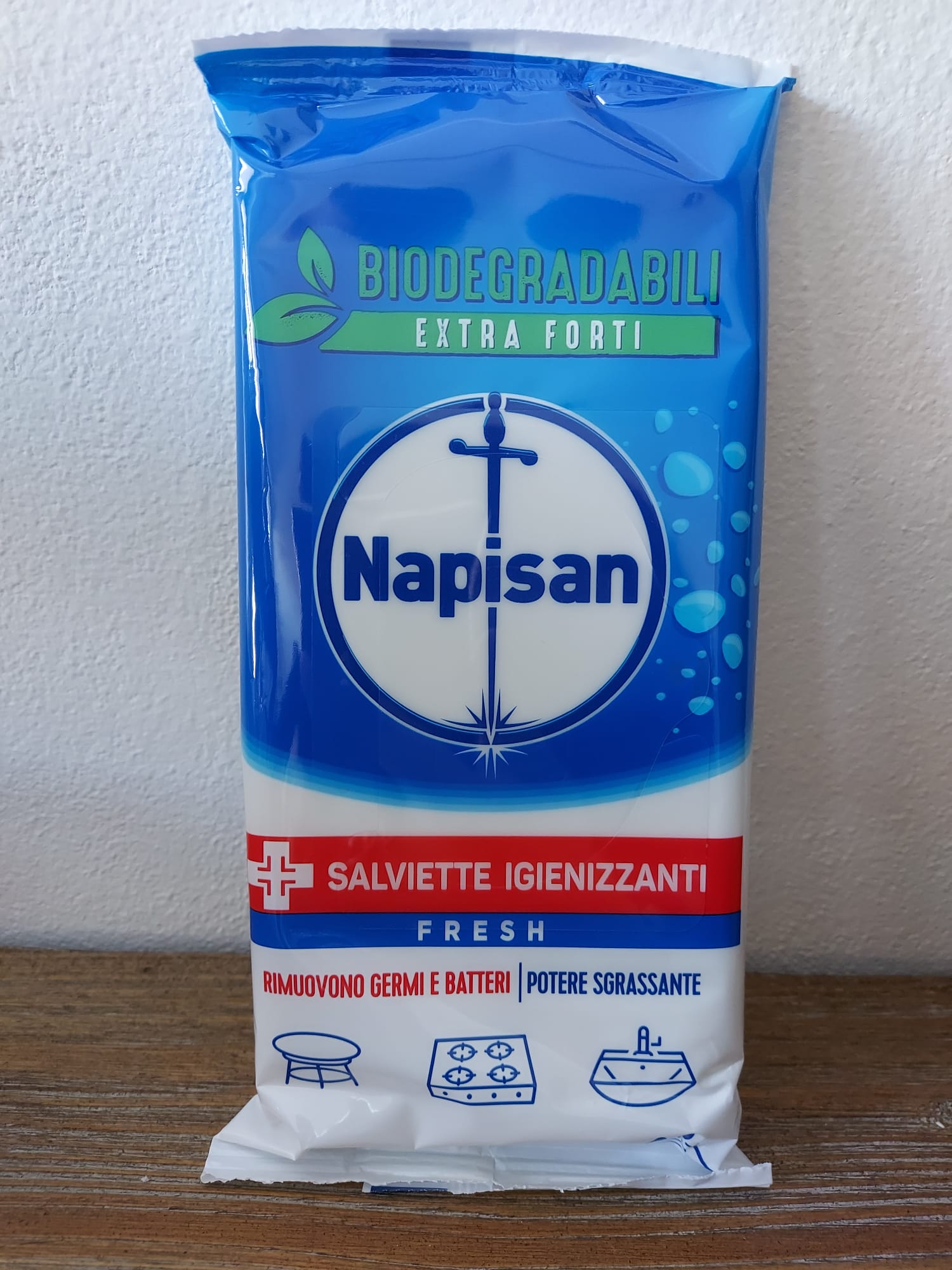 Conf. 40 salviette Napisan igienizzanti fresh