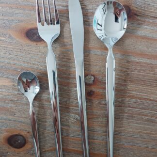 Set 49 pz. posate in acciaio inox 18/10 "MISS" 4mm. Morinox made in italy