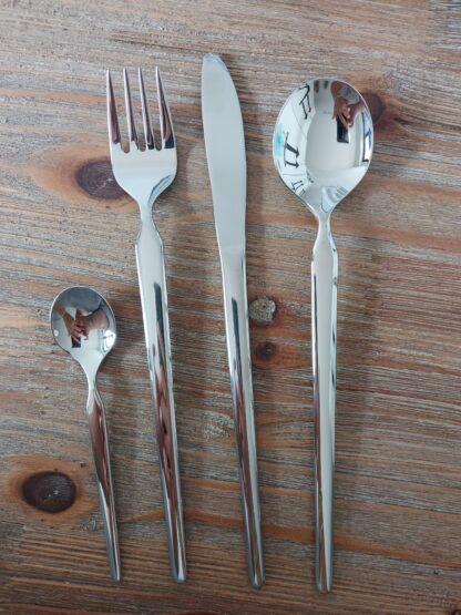 Set 49 pz. posate in acciaio inox 18/10 "MISS" 4mm. Morinox made in italy