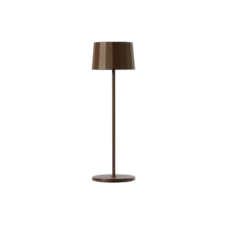 Twiggy lampada tavolo corten ricaricabile led by Logica
