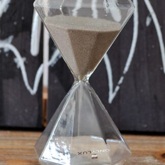Clessidra in Vetro "Ottagonale" h.11,5 OL02382 Onlylux