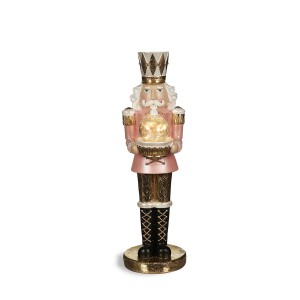 Schiaccianoci Rosa con Luci H.45 "Kings of Snow" D17538