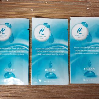 Set 3 bustine monodose 10ml. profumo lavatrice concentrato igienizzante "Ocean" hypno