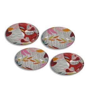 Set 4 Piattini Dessert "Sketch" diam.20,5 D17696 Henriette